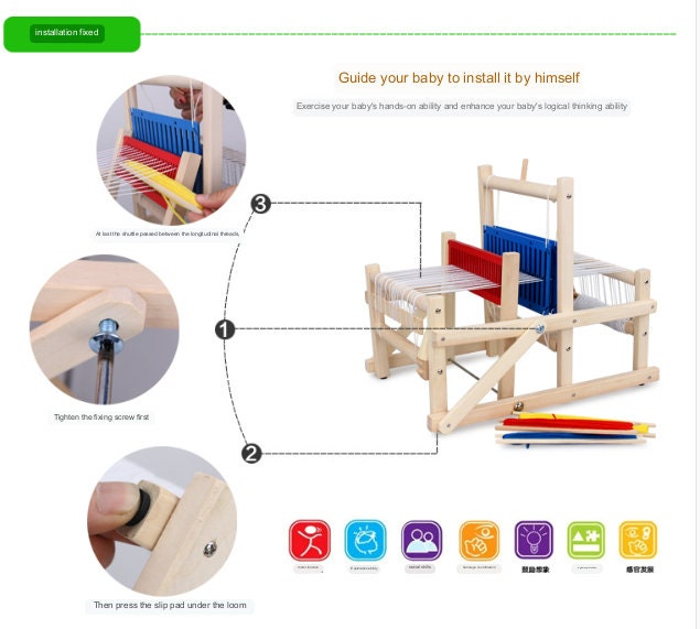 LIONRHK TOY - Hand Knitting Machine