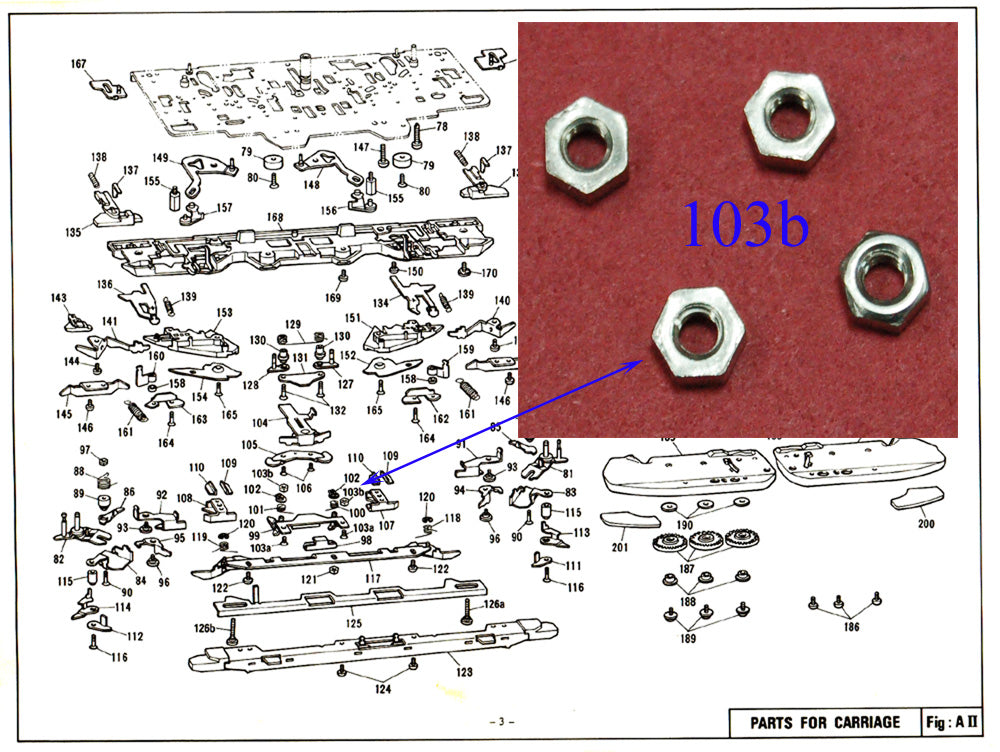 Tuerca 3,18-40 021660306