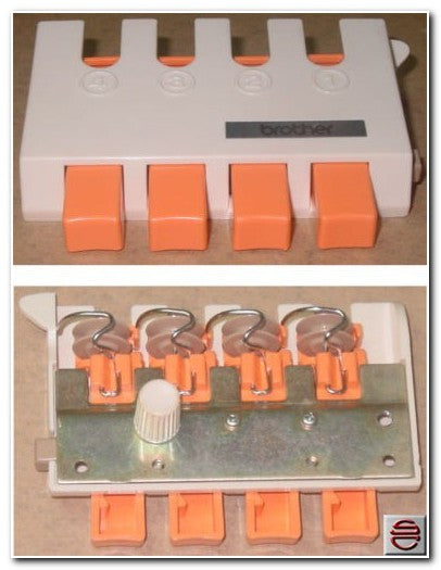 Cambiador de color de cama simple KHC820A para máquinas de tejer Brother