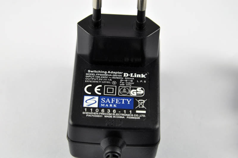 Type C Power Adapter , EU Plug for 5V / 1A - 887007