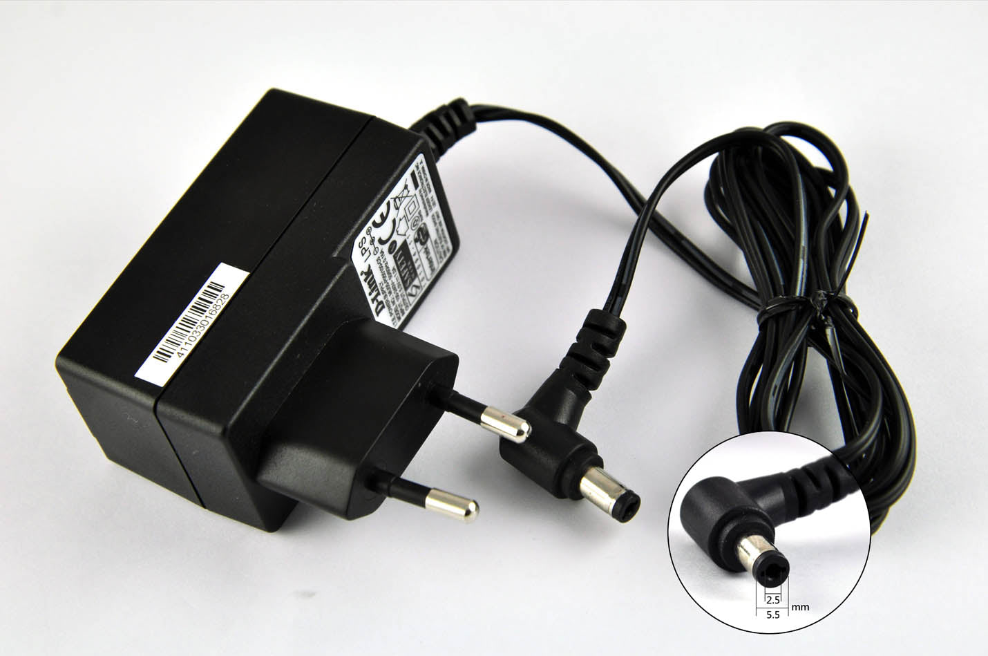 Type C Power Adapter , EU Plug for 5V / 1A - 887005