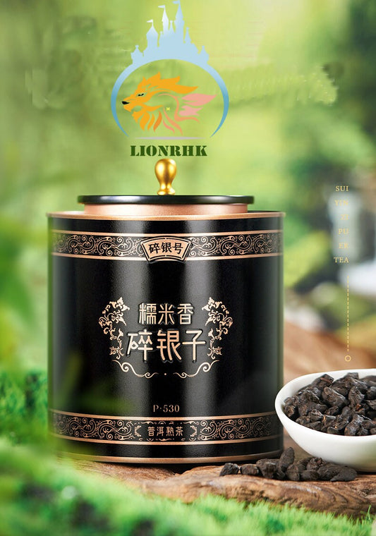 LIONRHK TEA - [Black Tea] Yunnan Broken Silver Puerh Tea (Ripe)