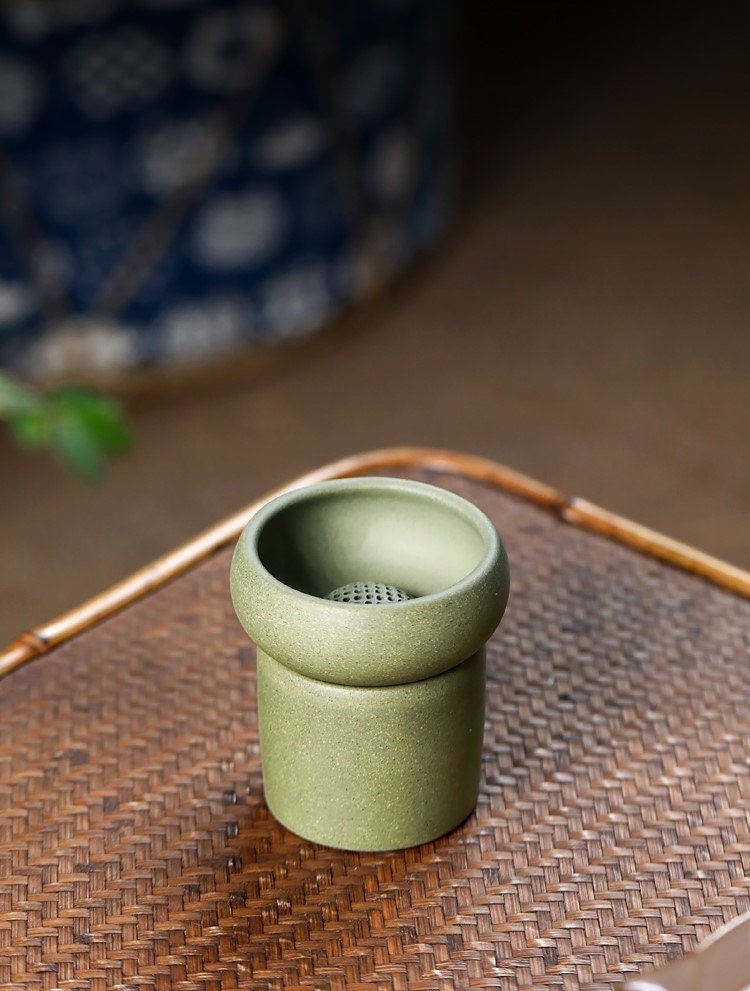 LIONRHK TEA - Yixing Ore Green Clay Tea Strainer