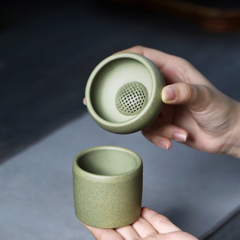 LIONRHK TEA - Yixing Ore Green Clay Tea Strainer