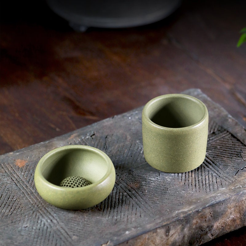 LIONRHK TEA - Yixing Ore Green Clay Tea Strainer