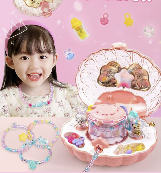 LIONRHK TOY - Children's Necklace Bracelet Beading Machine