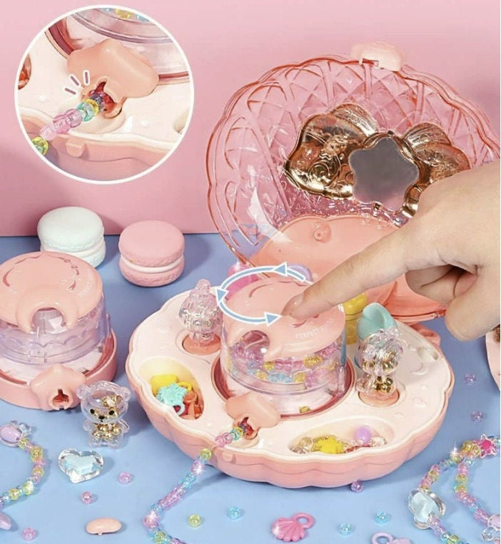 LIONRHK TOY - Children's Necklace Bracelet Beading Machine