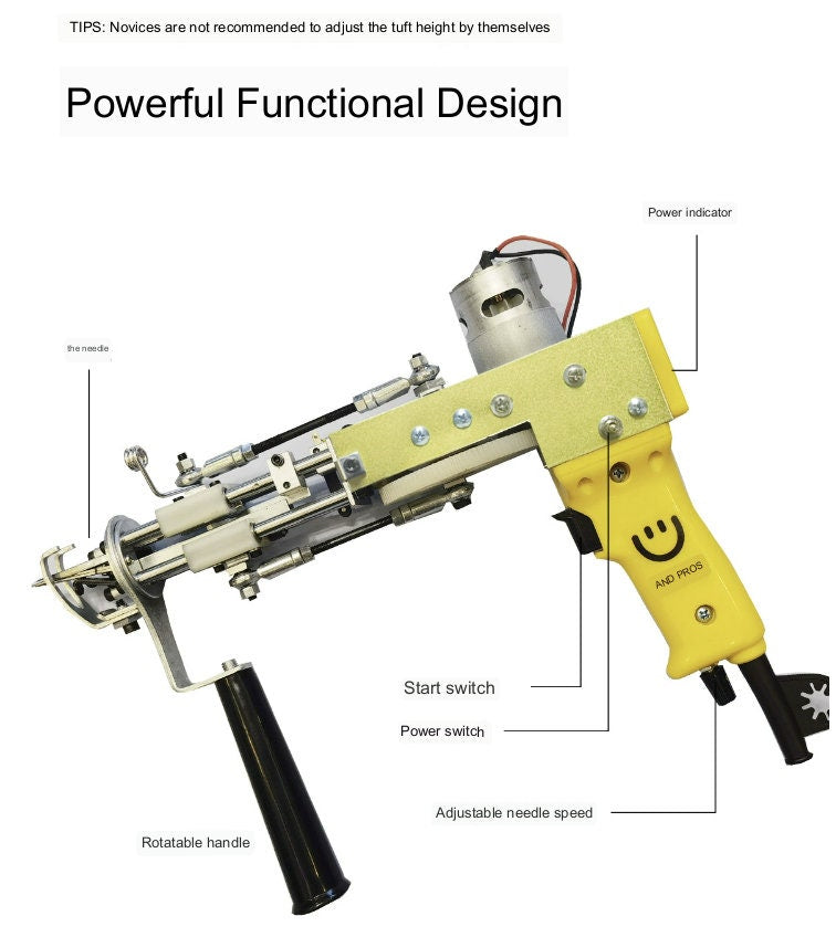 LIONRHK TUFT - 2023 New Weaver ak Pro Tufting Gun + Pen, 4 IN 1