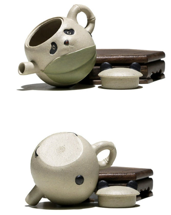 LIONRHK TEA - Yixing Zisha Clay Teapot, Panda Tea Pot 120cc