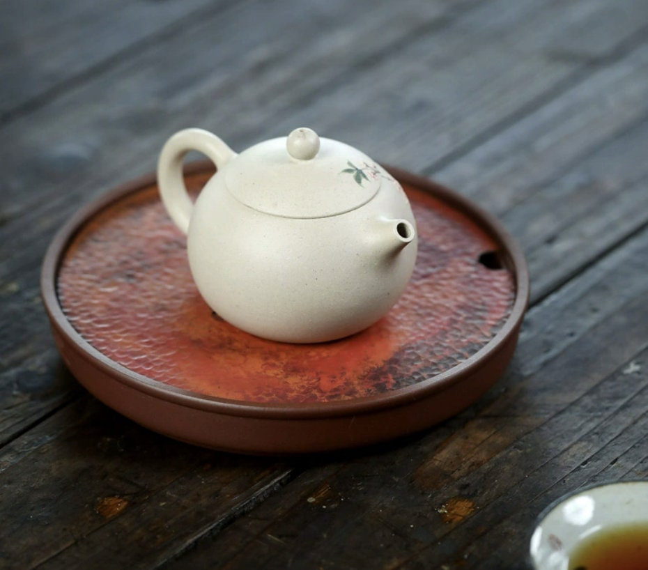 LIONRHK TEA - Yixing Zisha Clay Teapot, Peony Xi Shi Tea Pot 250cc