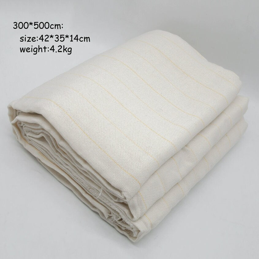 LIONRHK TUFT - 60 In\1.6 Yard\150cm Tufting Cloth, Monks Cloth With Yellow Guidelines For Tufting Gun Tufting Fabric