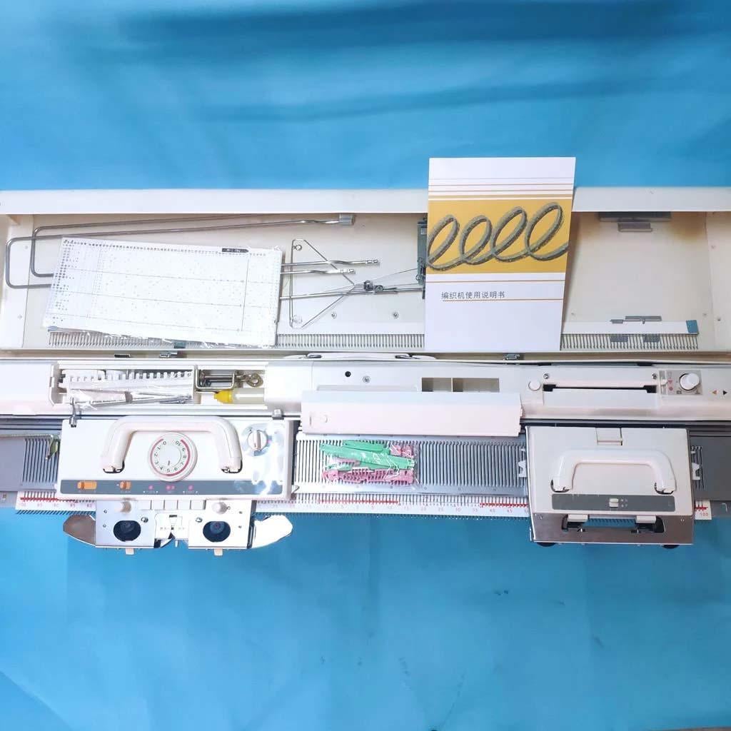 KH868 4.5mm (5.6 Gauge) Punch Card Knitting Machine Automatic Needle Selection Same as Bother KH868