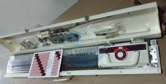 KH160 6mm Mid Gauge Chunky Knitting Machine with Built In Intarsia Same as Brother KH160