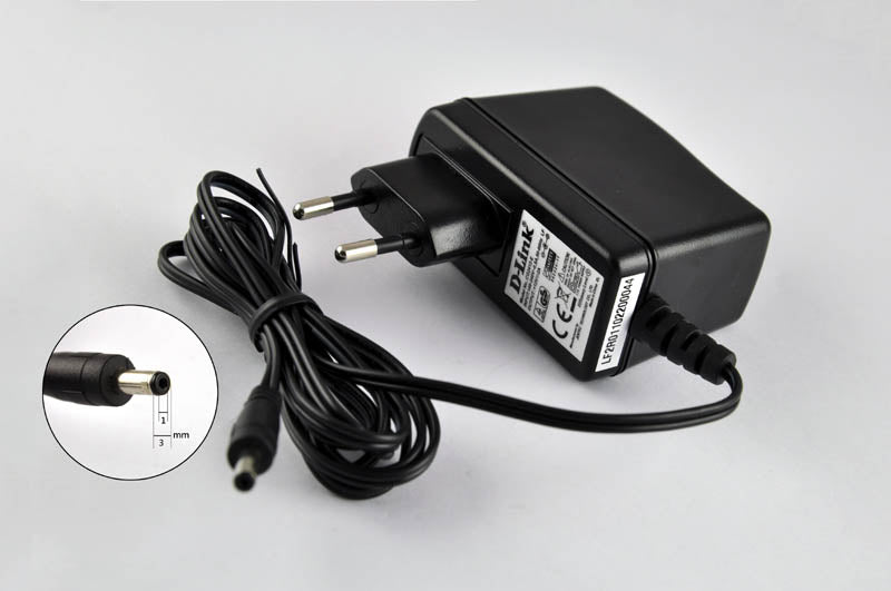 C 型電源轉接器，歐式插頭，適用於 12V / 2A - 887003 