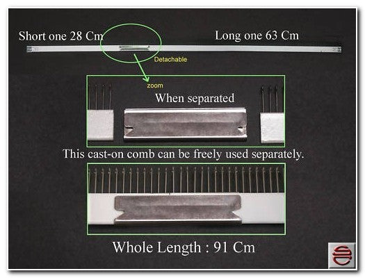 CAST-ON COMB-4.5mm Brother KnittingMachine KH860 KH970 412878001