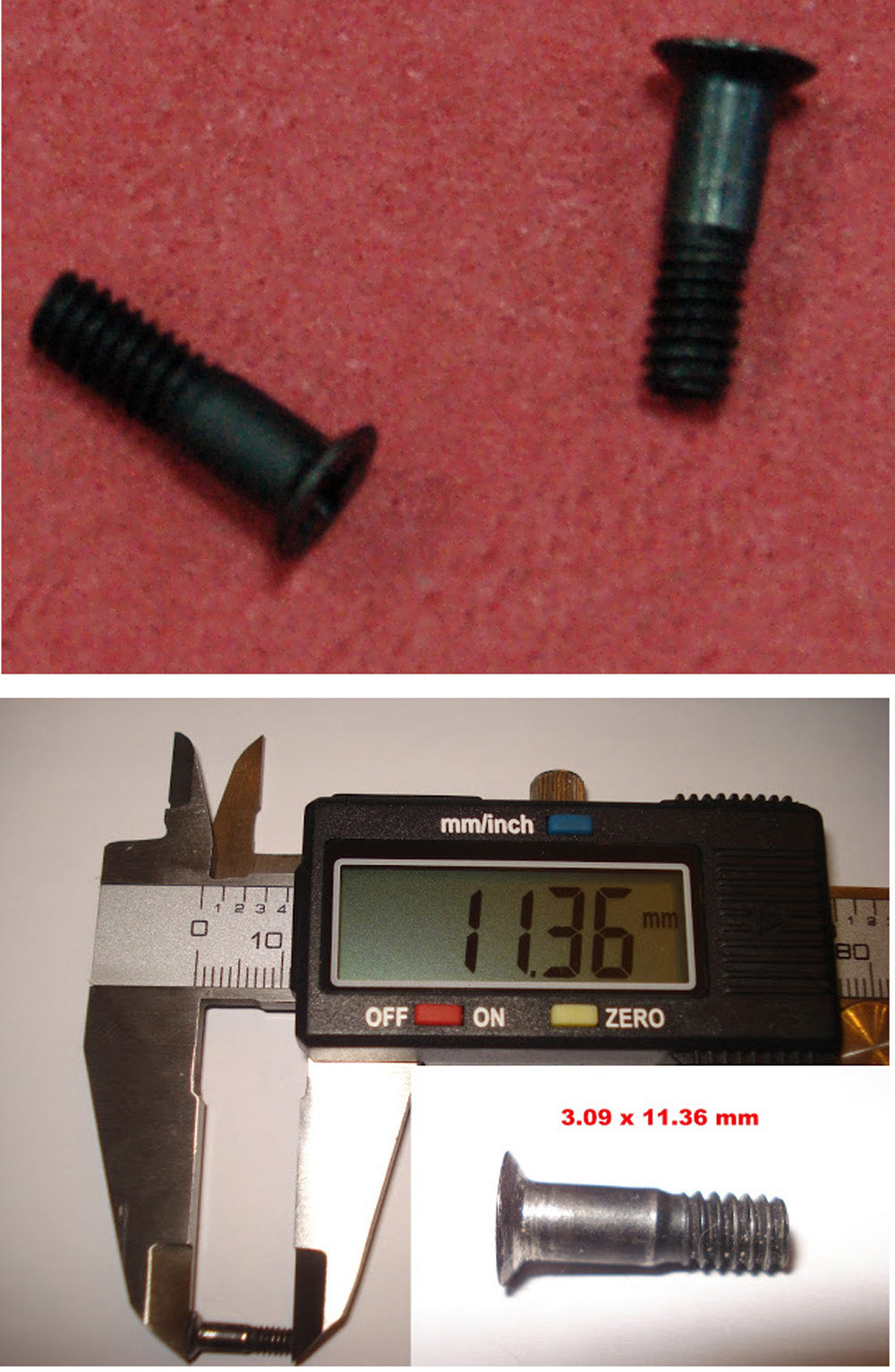 Screw Flat head 407299001