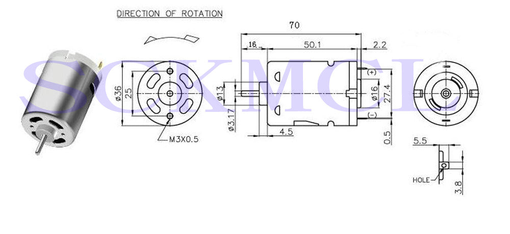 Brother Garter Carriage MOTOR for KG88/89/93/95 412604001