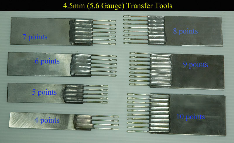 傳輸工具 (4.5.6.7.8.9.10) 4.5mm 針織機