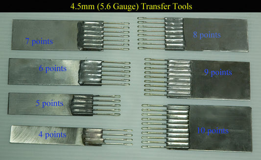 Herramientas de transferencia (4.5.6.7.8.9.10) Máquina de tejer de 4,5 mm 