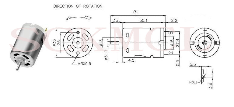 Brother Garter Carriage MOTOR for KG88/89/93/95 412604001