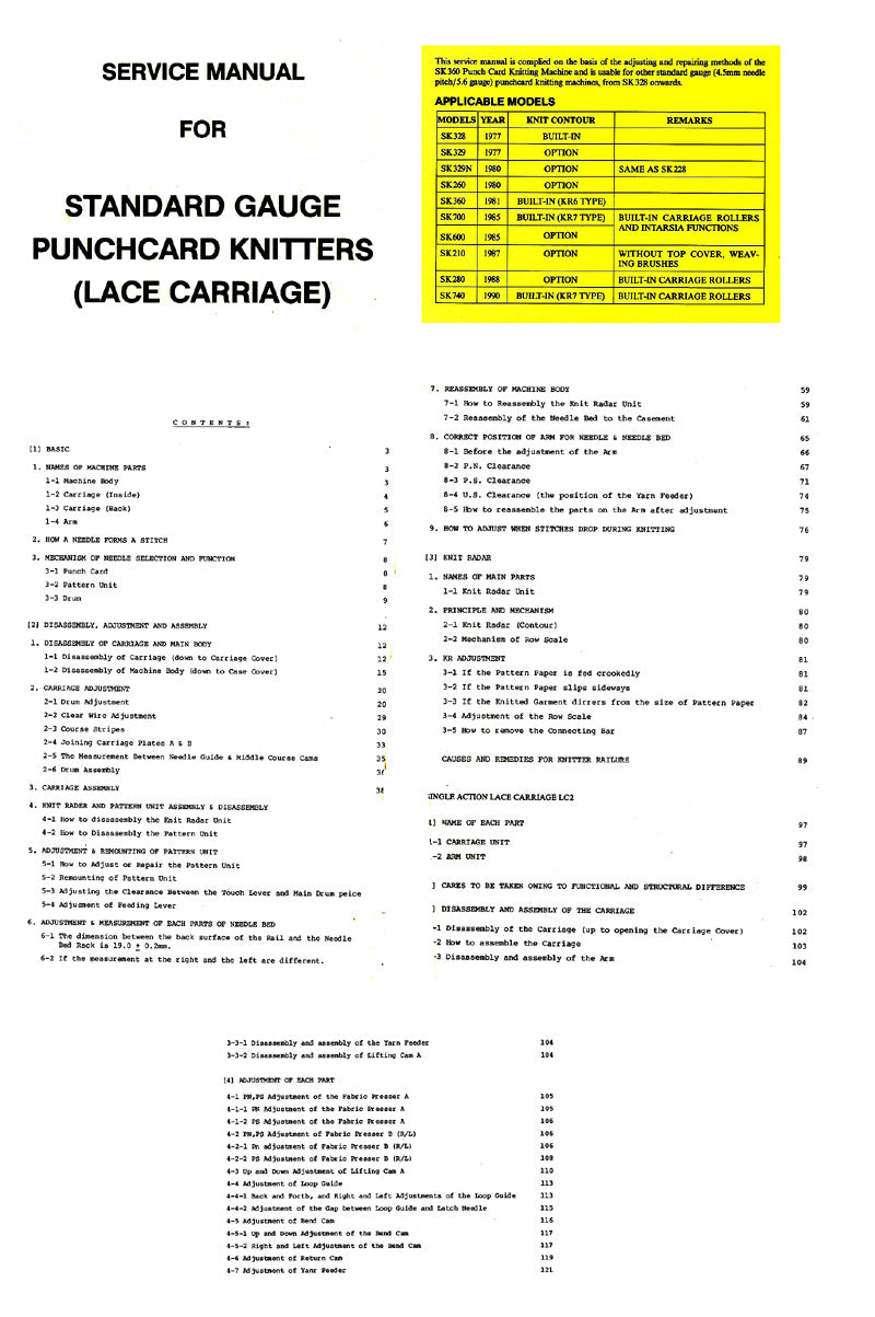 888578 SERVICE MANUAL SK210 SK280 SK228 SK328 SK329 SK329N SK260