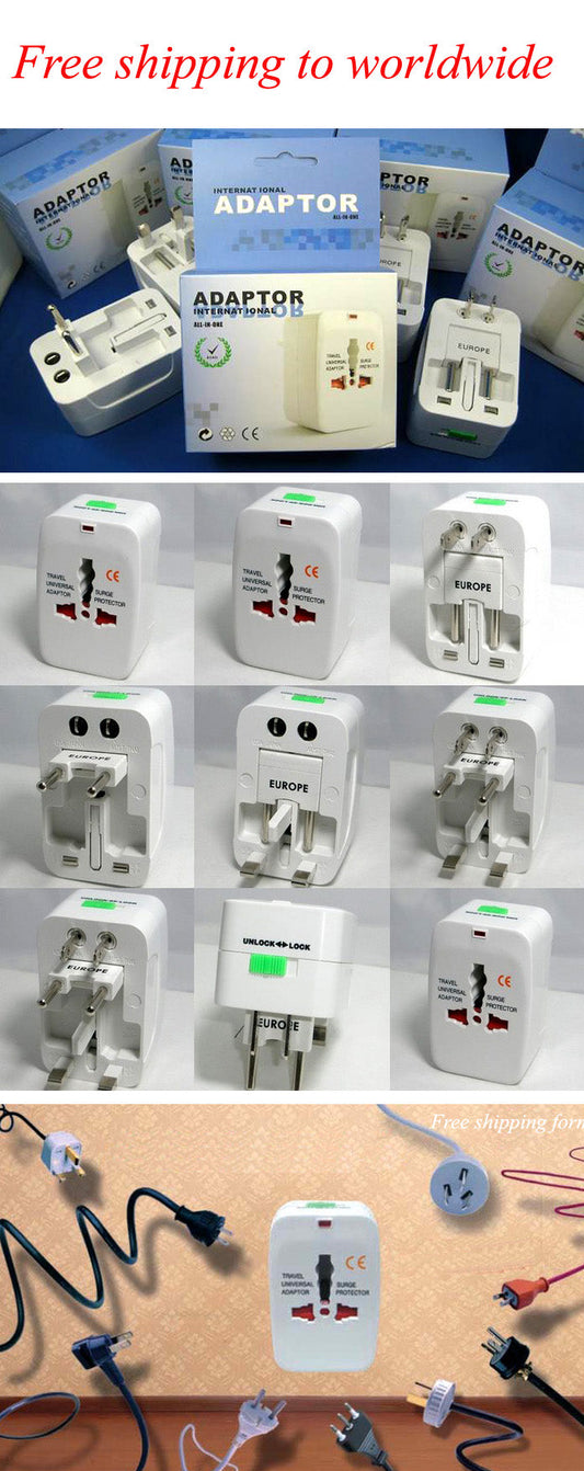 ALL-IN-ONE Universal travel Power Adaptor Travel Plug Converter